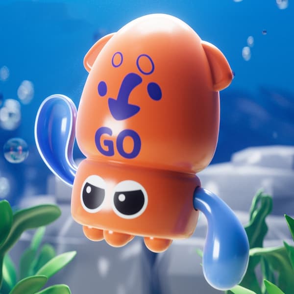 Bath Toy Octopus - Badleksak för barn och badkar