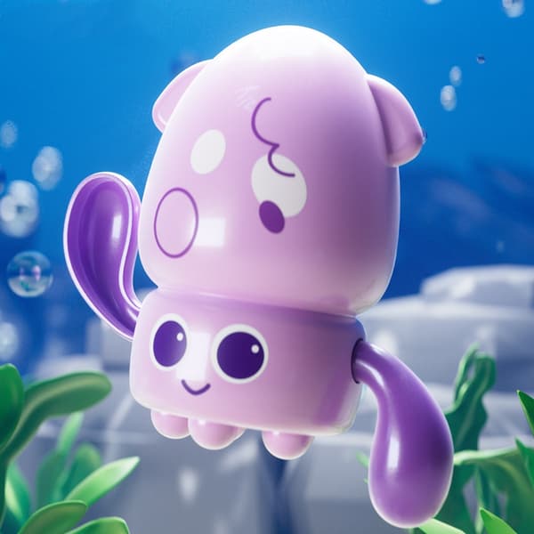 Bath Toy Octopus - Badleksak för barn och badkar