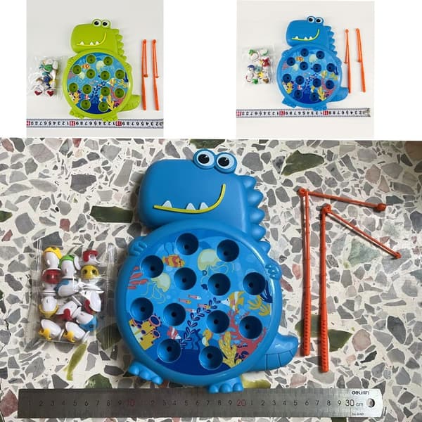 Magneettinen dinosauruskalastuspeli - Montessori-lelu vauvoille ja lapsille