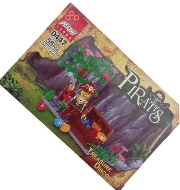 4Pack Pirat Byggklossar Satser . 241 Delar . Fr 6år+