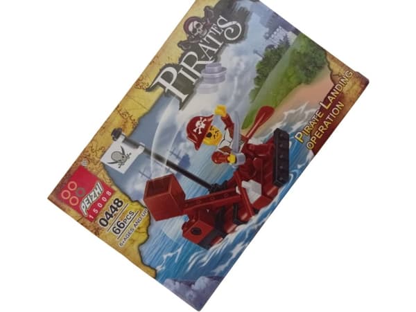 4Pack Pirat Byggklossar Satser . 241 Delar . Fr 6år+