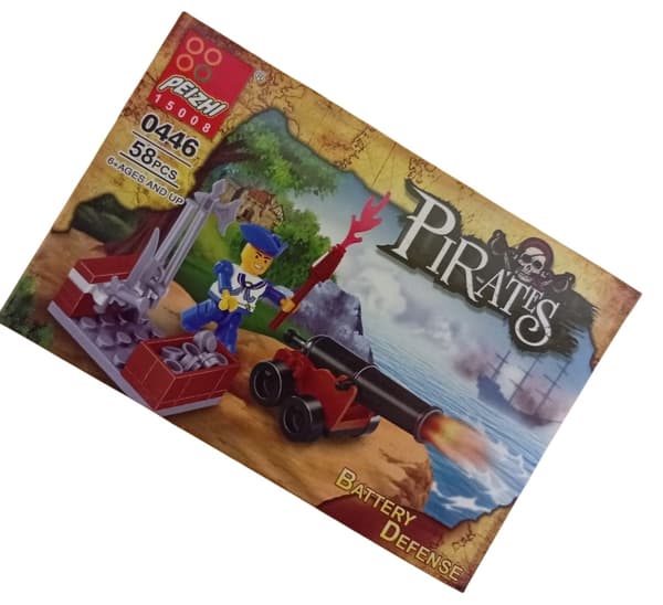 4Pack Pirat Byggklossar Satser . 241 Delar . Fr 6år+