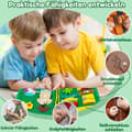 Miniatyrbild 4 av 6: OBOSOE Aktivitetsbräda Montessori-leksak, Sensorisk Upptäcktsbok Pedagogisk Aktivitetsbok, Motorikleksak som Present till Barn (2-4 år)