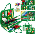 Miniatyrbild 1 av 6: OBOSOE Aktivitetsbräda Montessori-leksak, Sensorisk Upptäcktsbok Pedagogisk Aktivitetsbok, Motorikleksak som Present till Barn (2-4 år)