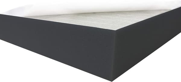 5 stycken Black FSE Flamskyddsbehandlad Självhäftande Rumslig Akustisk Skumisolering Ljudisolering 50X50X2