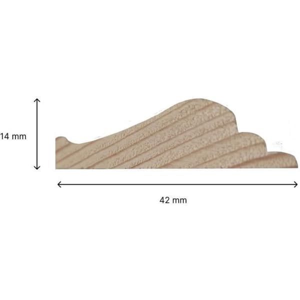 Dörrlistsats - NORDLINGER PRO - FSC 100% - Lämplig för 73 och 83 cm dörrar