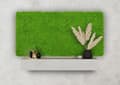 Miniatyrbild 5 av 6: JANGAL - Modular Wall - Akustisk väggpanel - 520 x 520 x 30 mm - Lime Green Moss Design - Plant Panel