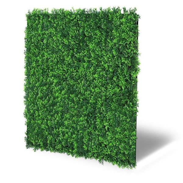 JANGAL - Modular Wall - Akustisk väggpanel - 520 x 520 x 50 mm - Mixed Green Grass Design - Plant Panel