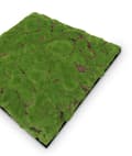 Miniatyrbild 4 av 6: JANGAL - Modular Wall - Akustisk väggpanel - 520 x 520 x 30 mm - Forest Green Moss Ball Design - Plant Panel