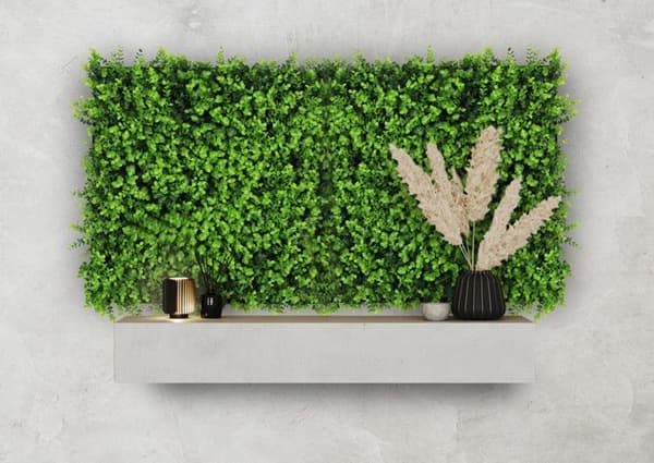 JANGAL - Modular Wall - Akustisk väggpanel - 520 x 520 x 50 mm - Mixed Green Buit Design - Plant Panel