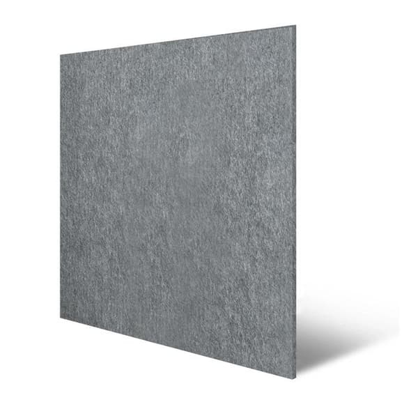 PROVISTON Modulkonstruktion Vägg Akustikpanel 6 x 520 x 520 mm Grå Panel Uni Enfärgad Grå