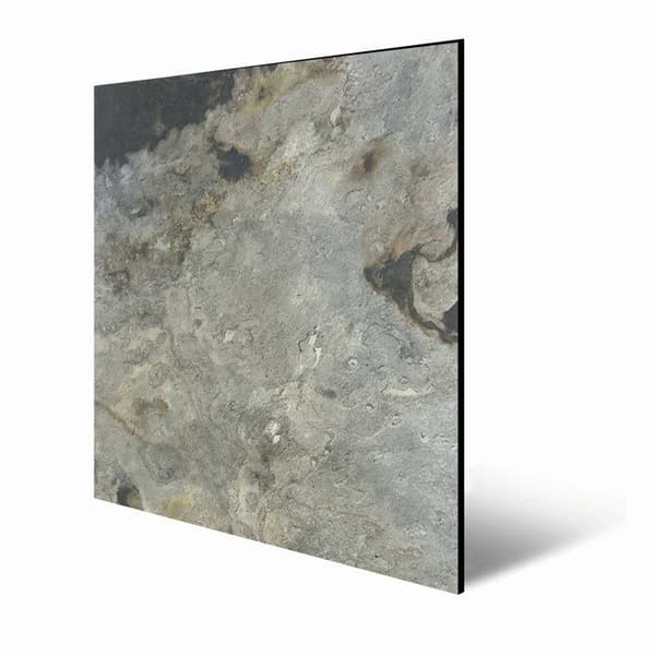 PROVISTON Modulvägg Akustisk väggpanel 7 - 9 x 520 x 520 mm Patina Skiffer Stenpanel utseende sten