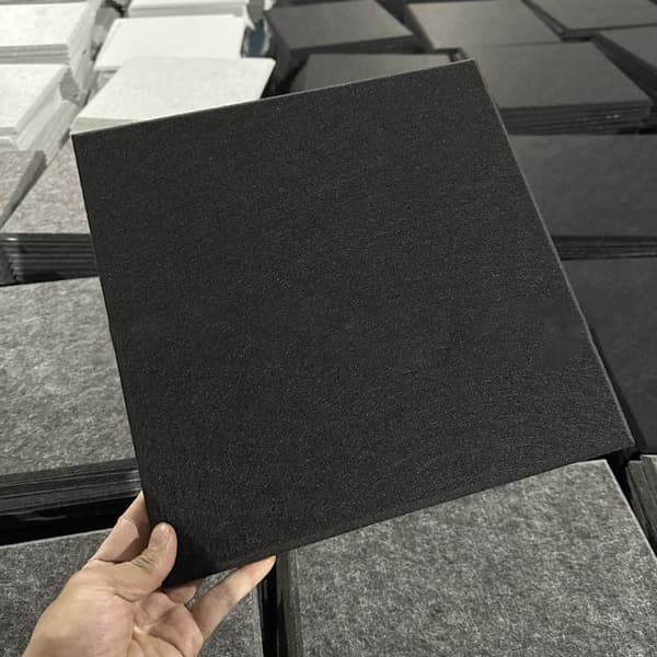 OBOSOE akustinen paneeli 12 kpl 30x30cm itseliimautuva äänieristysseinäpaneeli polyesteri