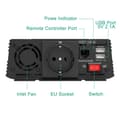 Miniatyrbillede 2 af 5: Inverter, 1500W, USB opladningsport, 12v, 220-240V, Tyskland