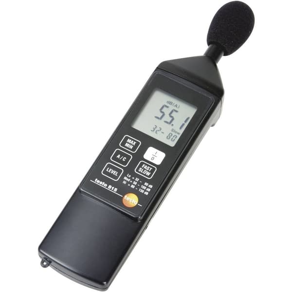 testo Ljudnivåmätare 815 32 - 130 dB 31.5 Hz - 8000 Hz