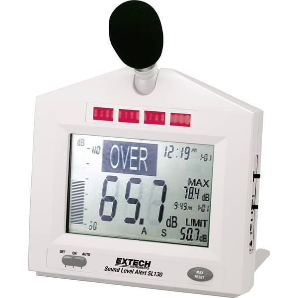 Extech Ljudnivåmätare SL130W 30 - 130 dB 31.5 Hz - 8000 Hz