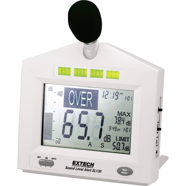 Extech Ljudnivåmätare SL130W 30 - 130 dB 31.5 Hz - 8000 Hz