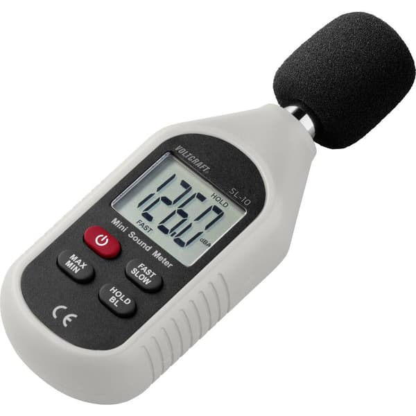VOLTCRAFT Ljudnivåmätare SL-10 30 - 130 dB 31.5 Hz - 8 kHz