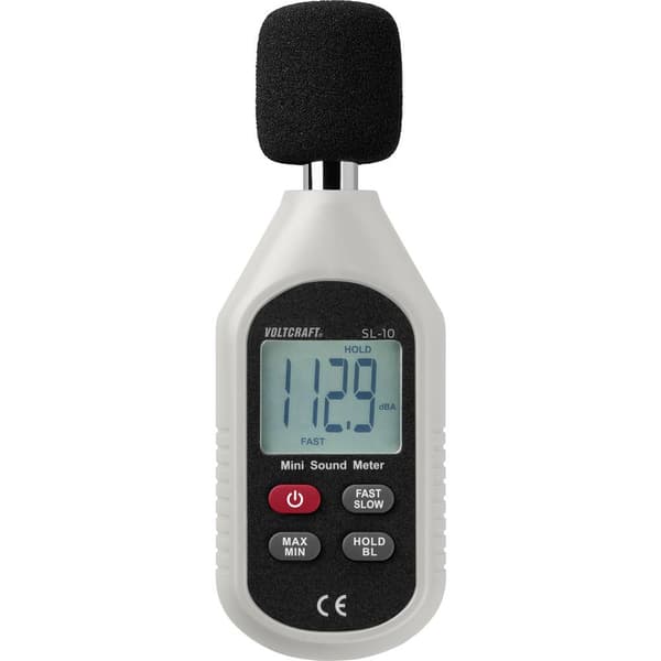 VOLTCRAFT Ljudnivåmätare SL-10 30 - 130 dB 31.5 Hz - 8 kHz