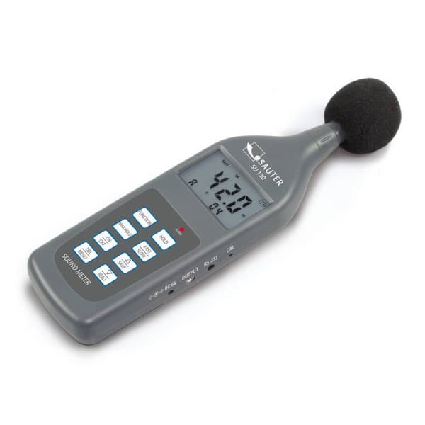 Sauter Ljudnivåmätare Datalogger SU 130 30 - 130 dB 20 Hz - 12500 Hz RS232