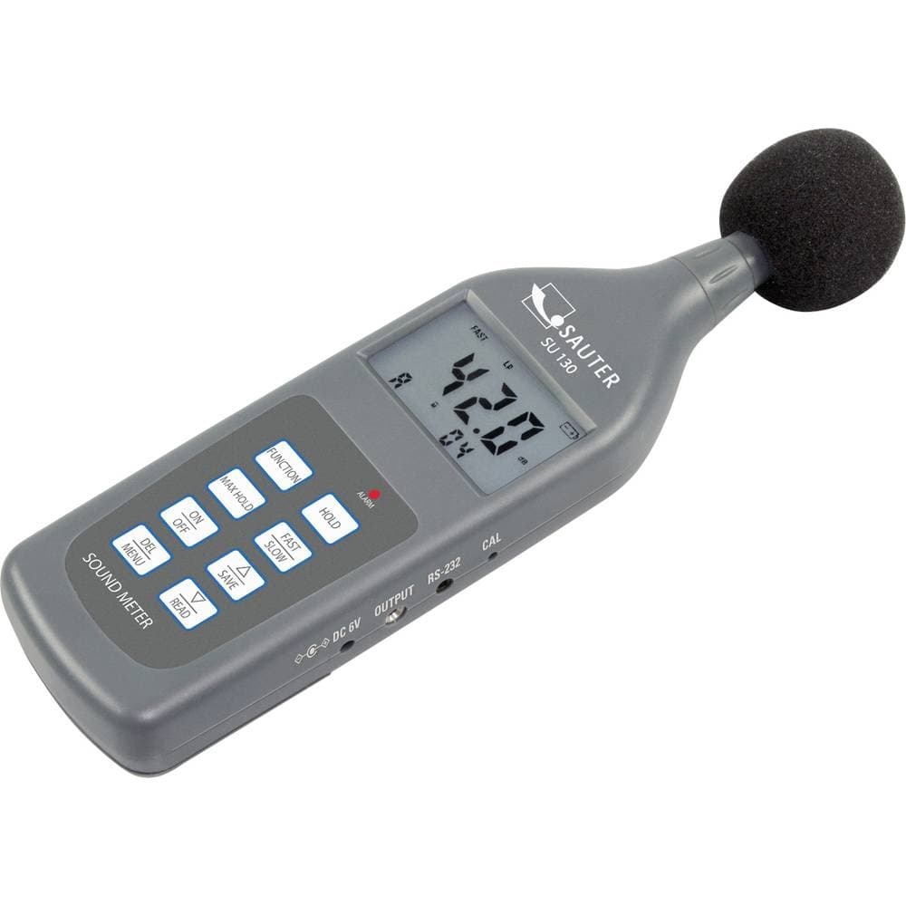 Sauter Lydniveau-måleapparat Datalogger SU 130 30 - 130 dB 20 Hz - 12500 Hz