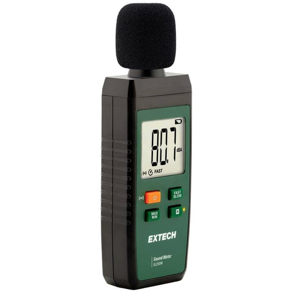 Extech Ljudnivåmätare SL250W 30 - 130 dB 31.5 Hz - 8000 Hz