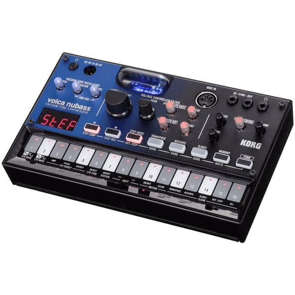 Bassynthesizer - Korg - VOLCA-NUBASS - Nutube-lampor - Batteridrift - MIDI In/Out