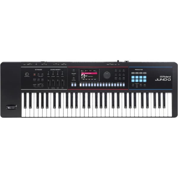 Roland Juno-D6 -syntetisator, sort