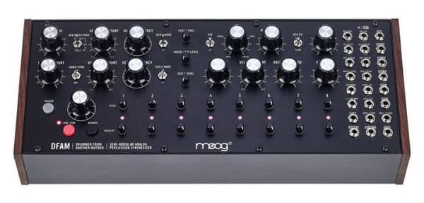 MOOG DFAM Analog synthesizer semi-modulær trommemaskine Sort