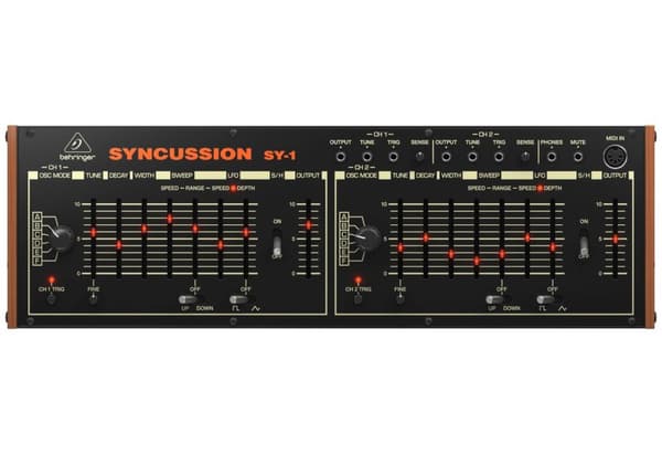 Behringer SYNCUSSION SY-1 - Analoginen syntetisaattori