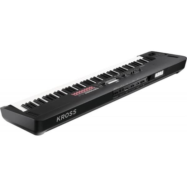 Klaviatur Arbetsstation - Korg - KROSS2-88-MB - 88 tangenter med tungt anslag - Bakgrundsbelyst skärm - Matt svart