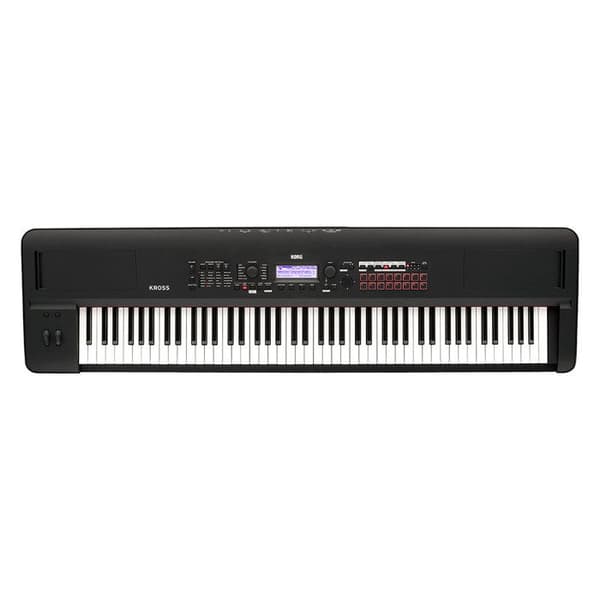 Klaviatur Arbetsstation - Korg - KROSS2-88-MB - 88 tangenter med tungt anslag - Bakgrundsbelyst skärm - Matt svart