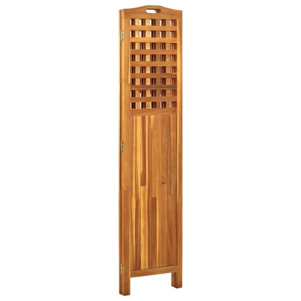 vidaXL Romdeler 3 paneler 121x2x170 cm heltre akasie