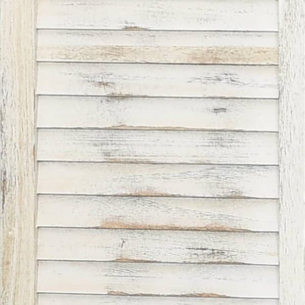 vidaXL Romdeler 3 paneler antikk hvit 105x165 cm tre