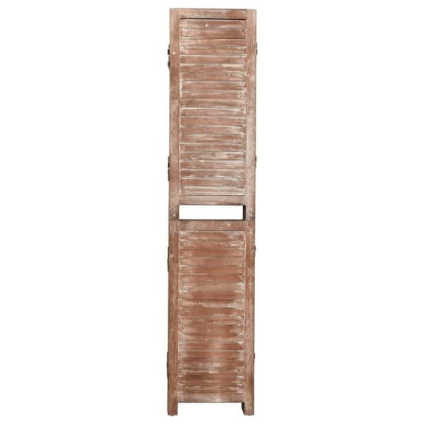 vidaXL 6-panels rumdeler 210x165 cm massivt kejsertræ