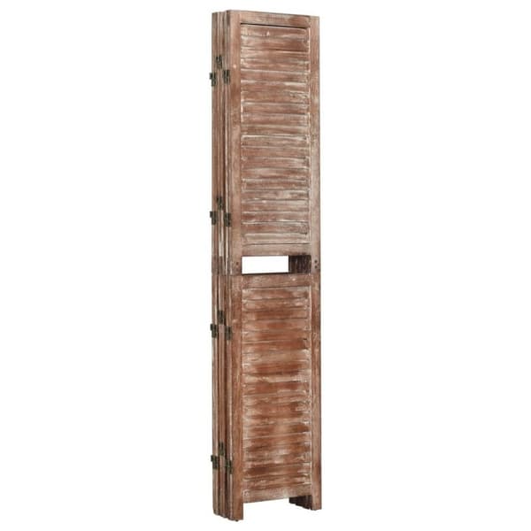 vidaXL 6-panels rumdeler 210x165 cm massivt kejsertræ