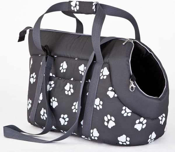 HOBBYDOG R1 GRAPHITE BAG WITH PAWS