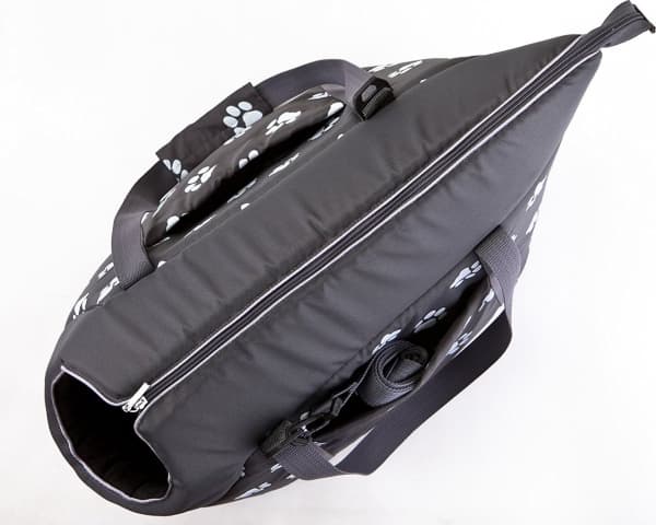 HOBBYDOG R1 GRAPHITE BAG WITH PAWS