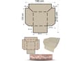 Miniatyrbilde 2 av 5: Hobbydog Universal bagasjeromstrekk - Svart