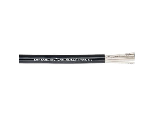 Lapp ÖLFLEX TRUCK 170 FLRYY, Strømutvidelse, Sort, 500 m, -40 - 85 °C, ETIM 5.0 Class-ID: EC000104 ETIM 5.0 Class-Description: Control cable ETIM 6.0