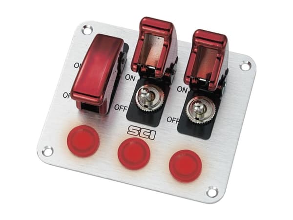 TRU COMPONENTS Auton ohjauspaneeli TC-R18-P3A 12 V/DC 20 A 1 x Off/On Klikkaava 1 kpl