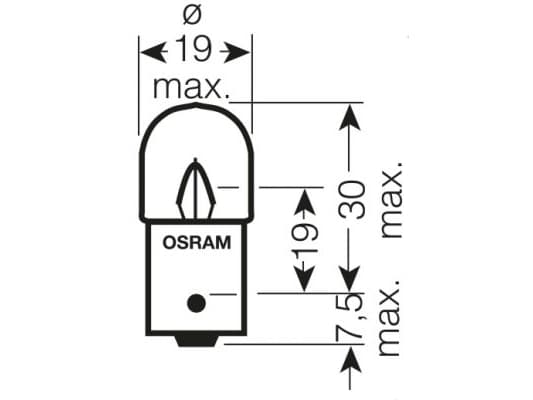 OSRAM 24W 5W BA15S