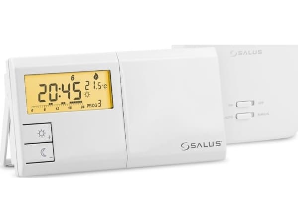 Salus trådlös veckoprogrammerbar temperaturregulator 091FLRF V2