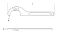 Miniatyrbilde 2 av 2: BETA KROKNØKKEL MED LEDD KLO 80-120mm