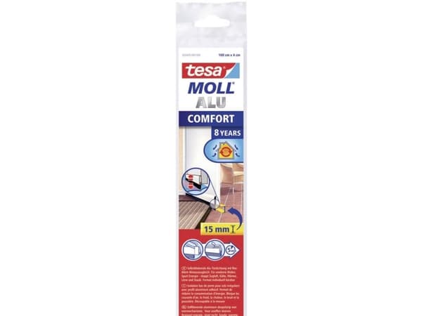tesa COMFORT 05405-00101-00 Dørtætningsskinne tesamoll® Brun (L x B) 1 m x 40 mm 1 stk