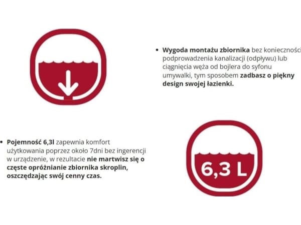 Ariston kondensatbehållare för Lydos Hybrid (3629055)