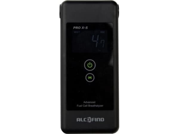 AlcoFind PRO X-5 | Sähkökemiallinen puhalluskoje | platina-anturilla, 2 x AAA
