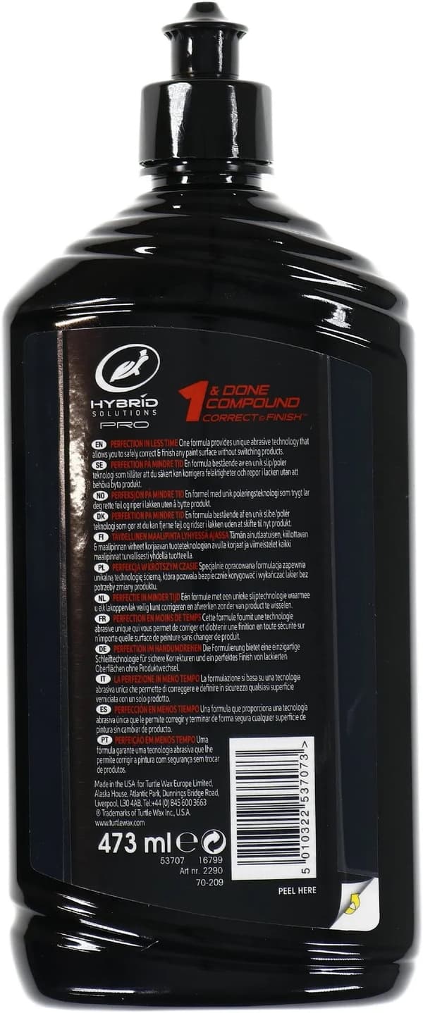 Turtle Wax 1 & Done Compound - 473 ml.