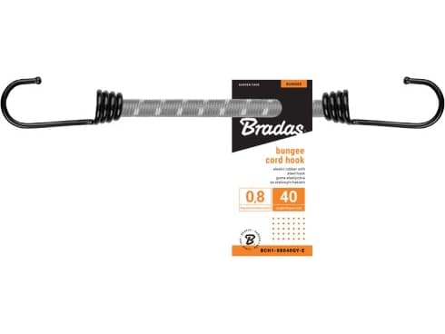 Bradas Elastisk bånd med stålkrok 0,8x40cm Bradas 5440
