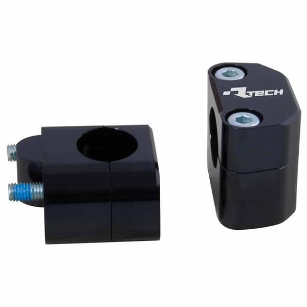 Rtech 22-28mm Bar Mount +25mm Svart